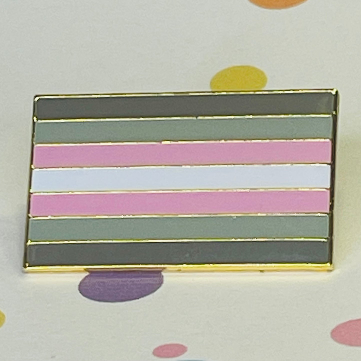 Demigirl Pride flag lapel pin