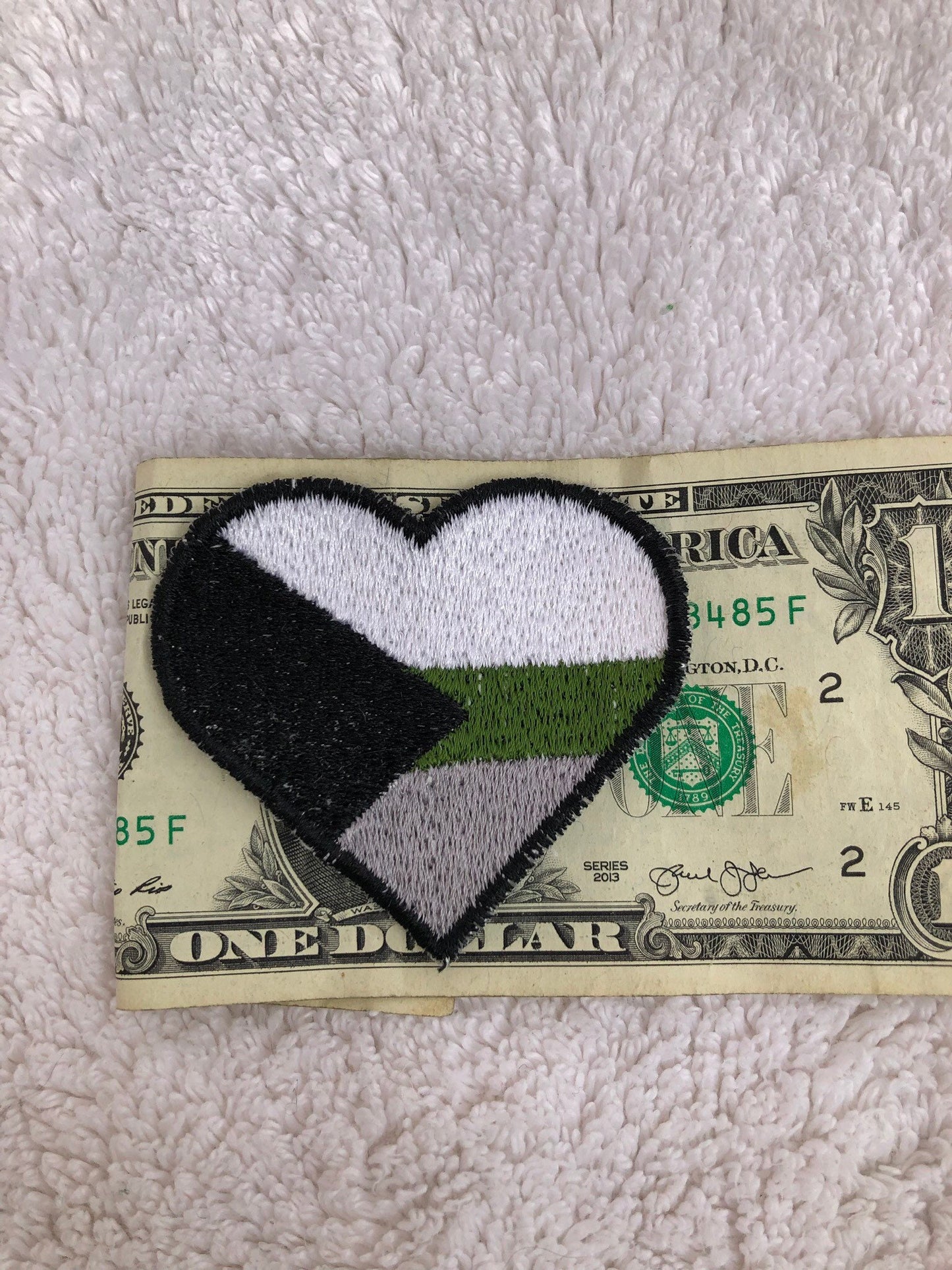 LGBTQA Pride Demiromantic Patch