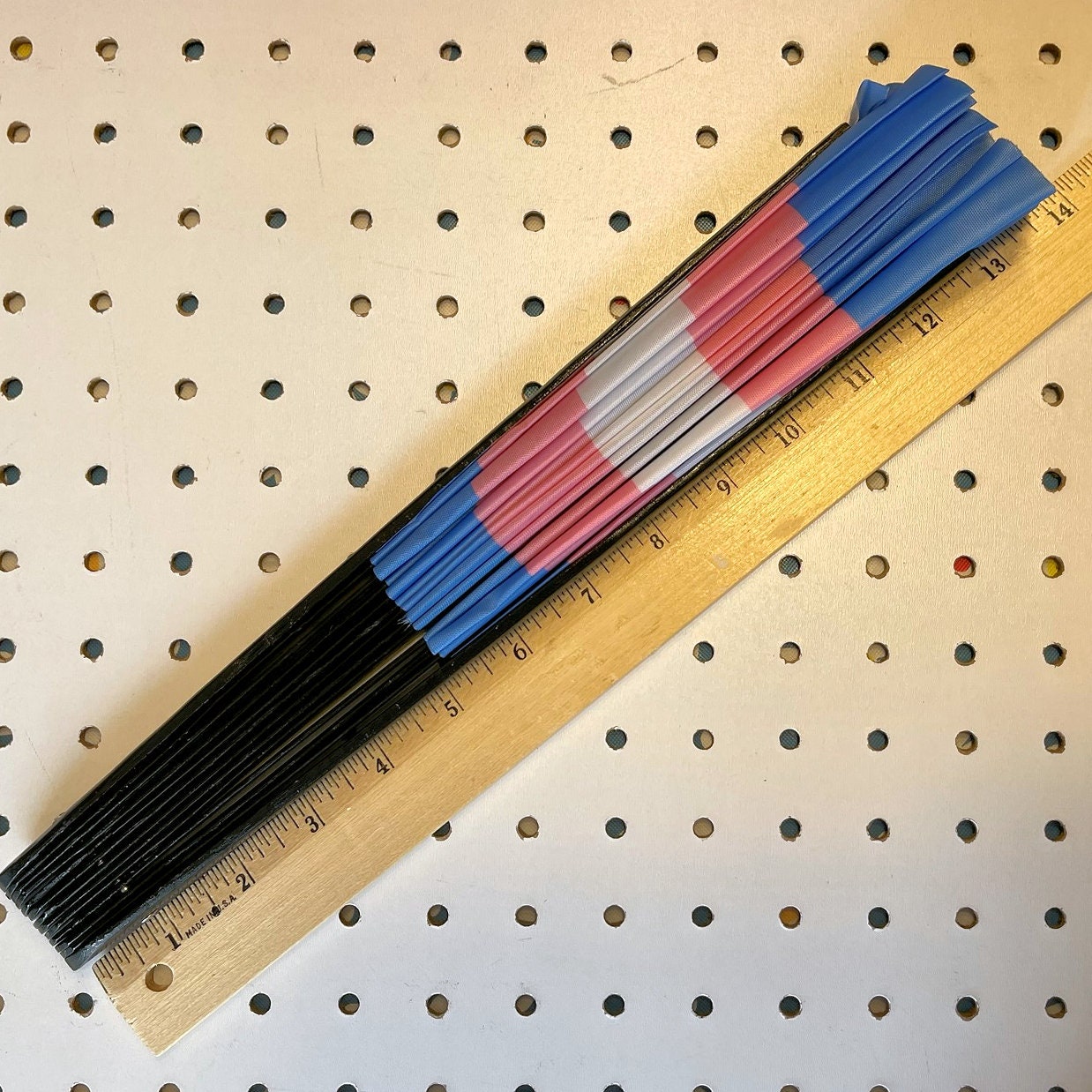 Fabulous! Fierce! Large LGBTQA Transgender folding hand fan