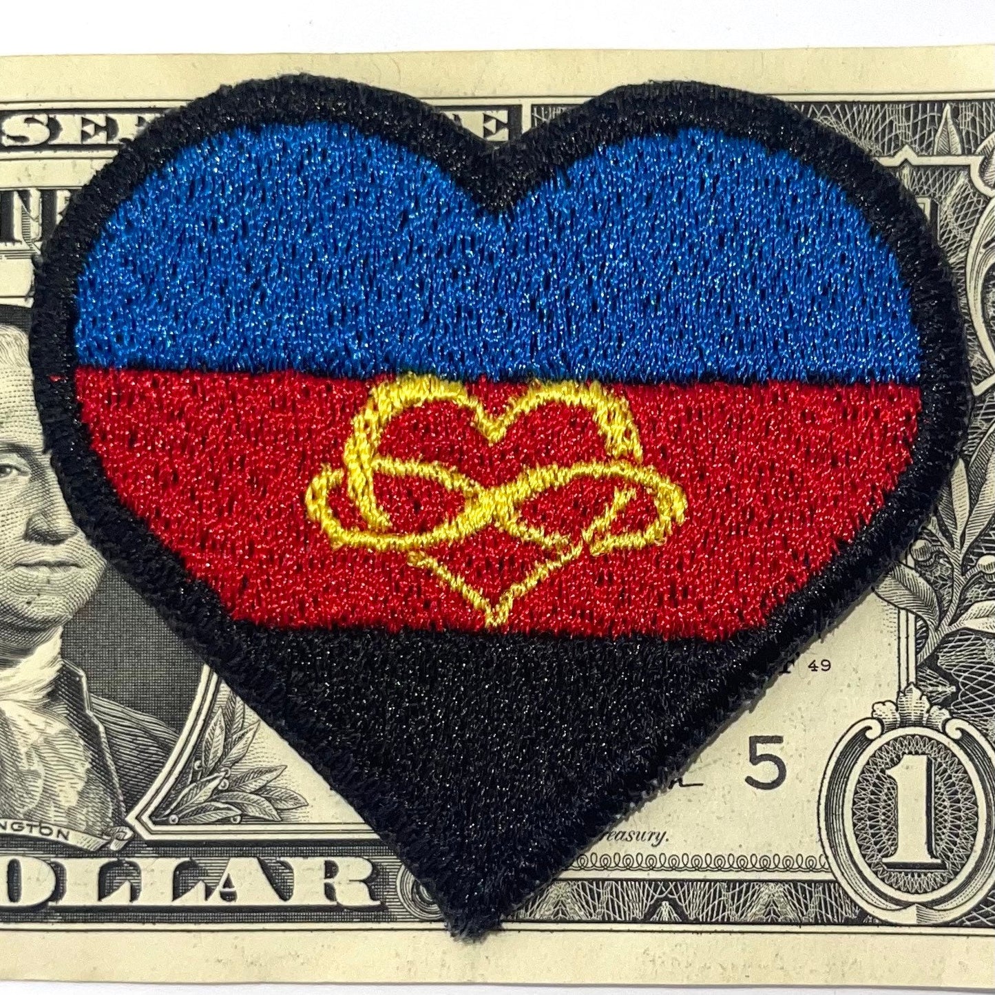 LGBTQA Pride Polyamory Infinity Heart Patch