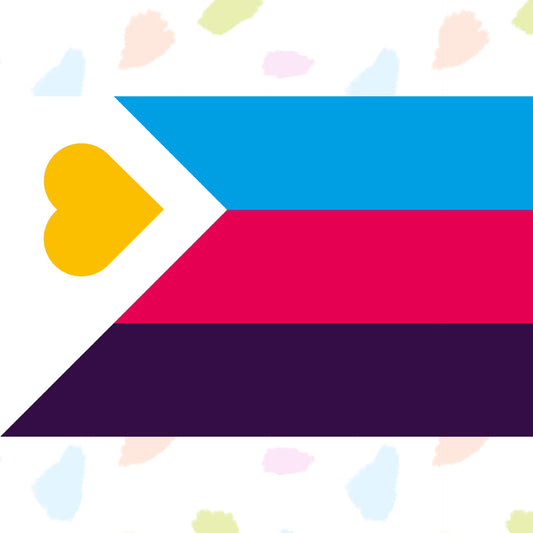 Polyamory Tricolor Pride Flag