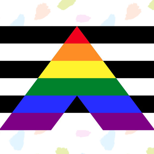 Straight Ally Rainbow Flag