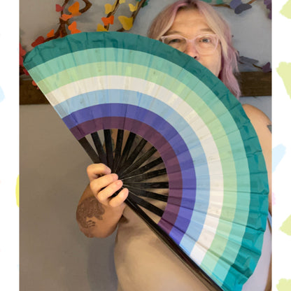 Gay Man MLM folding hand fan