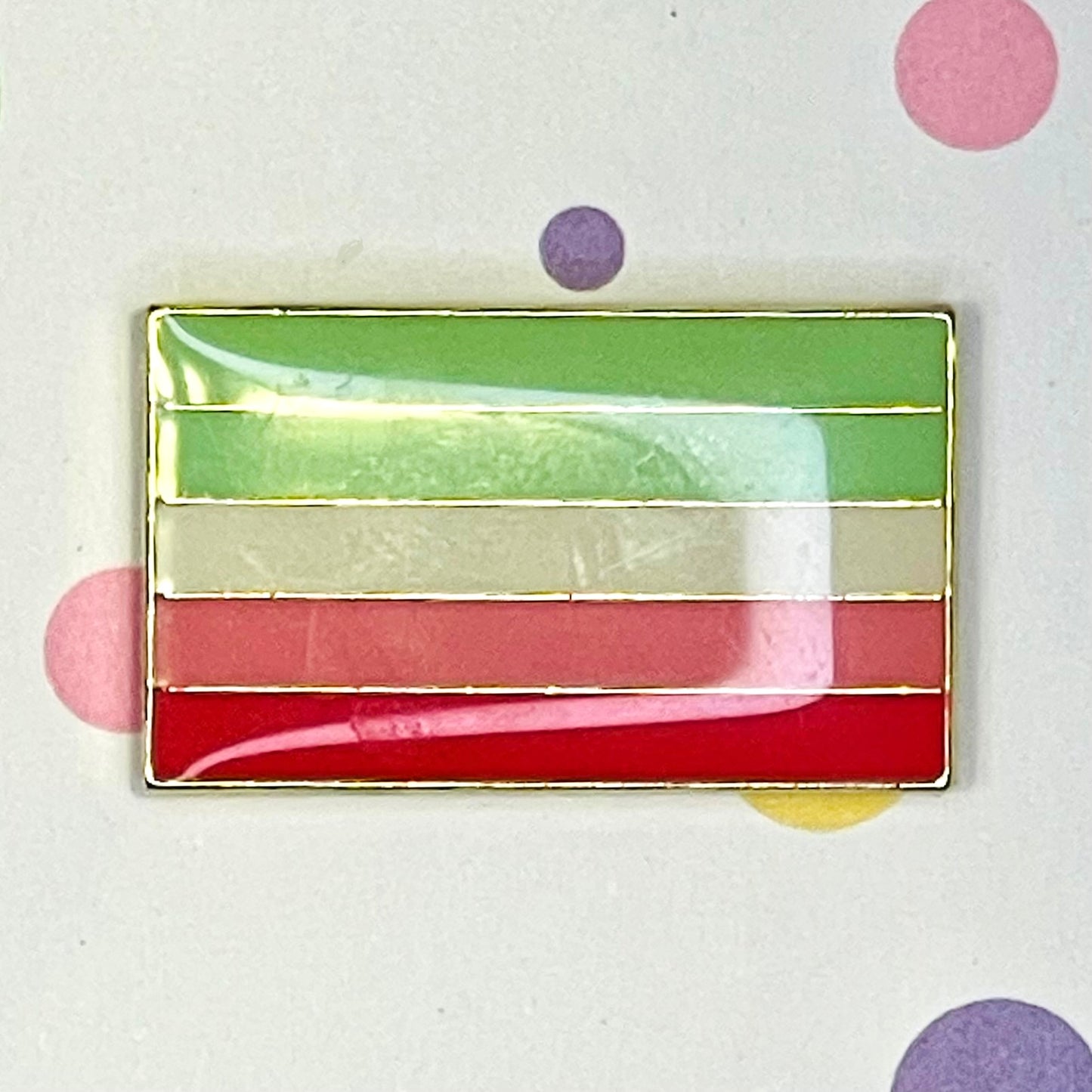 Abrosexual flag lapel pin