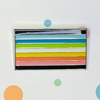 Queer Pride Flag Lapel Pin
