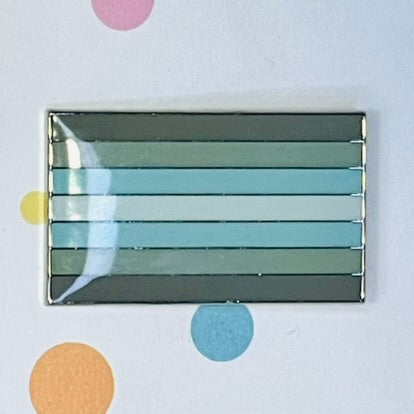 Demiboy Pride flag lapel pin