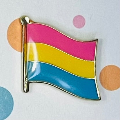 Pansexual Pride Flag Lapel Pin