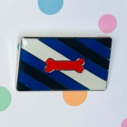 Puppy Pride Flag Lapel Pin