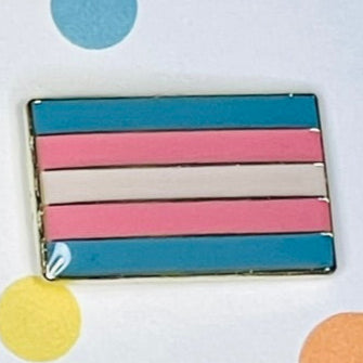 Transgender Square Pride Flag Lapel Pin