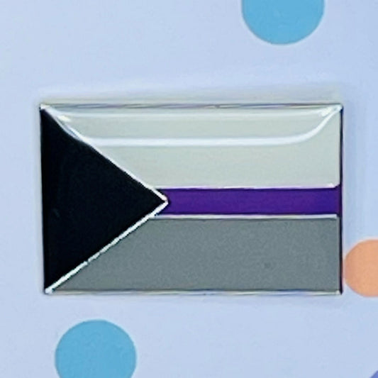Demisexual Pride Flag  lapel pin