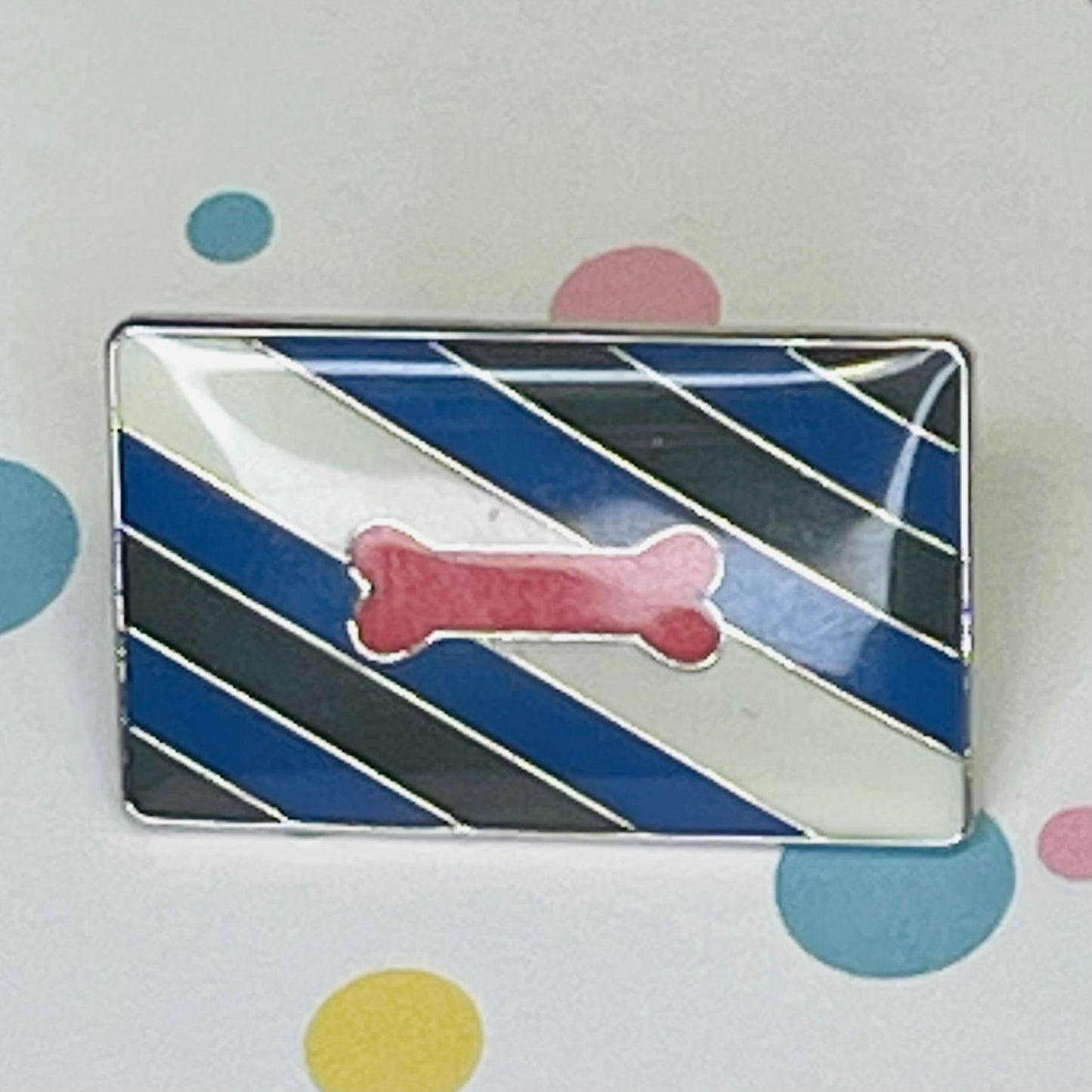 Puppy Pride Flag Lapel Pin