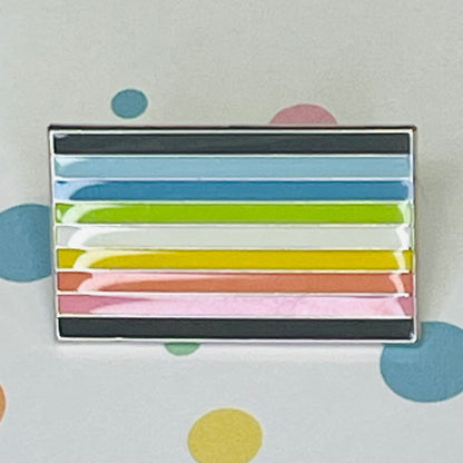 Queer Pride Flag Lapel Pin
