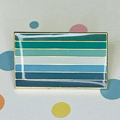 Gay Man Pride flag lapel pin