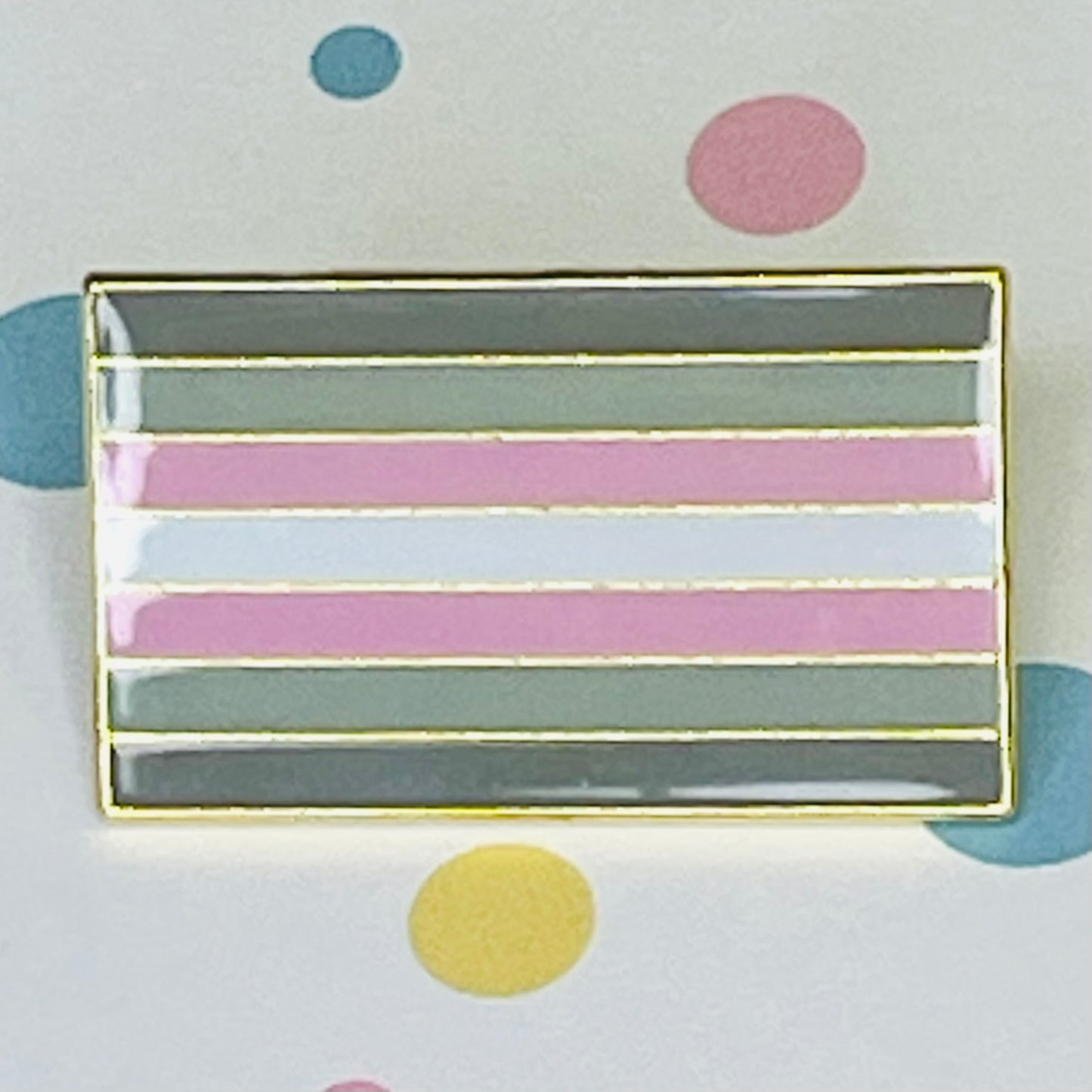 Demigirl Pride flag lapel pin