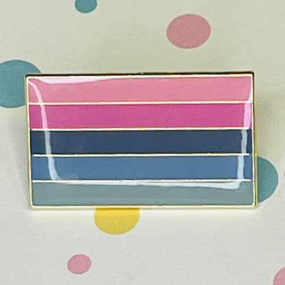 Omnisexual Pride Flag Lapel Pin