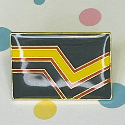 Rubber Pride Flag Lapel Pin