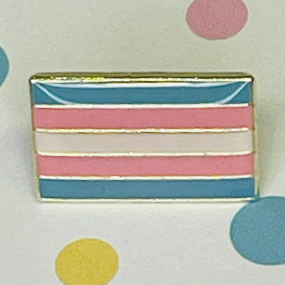 Transgender Square Pride Flag Lapel Pin