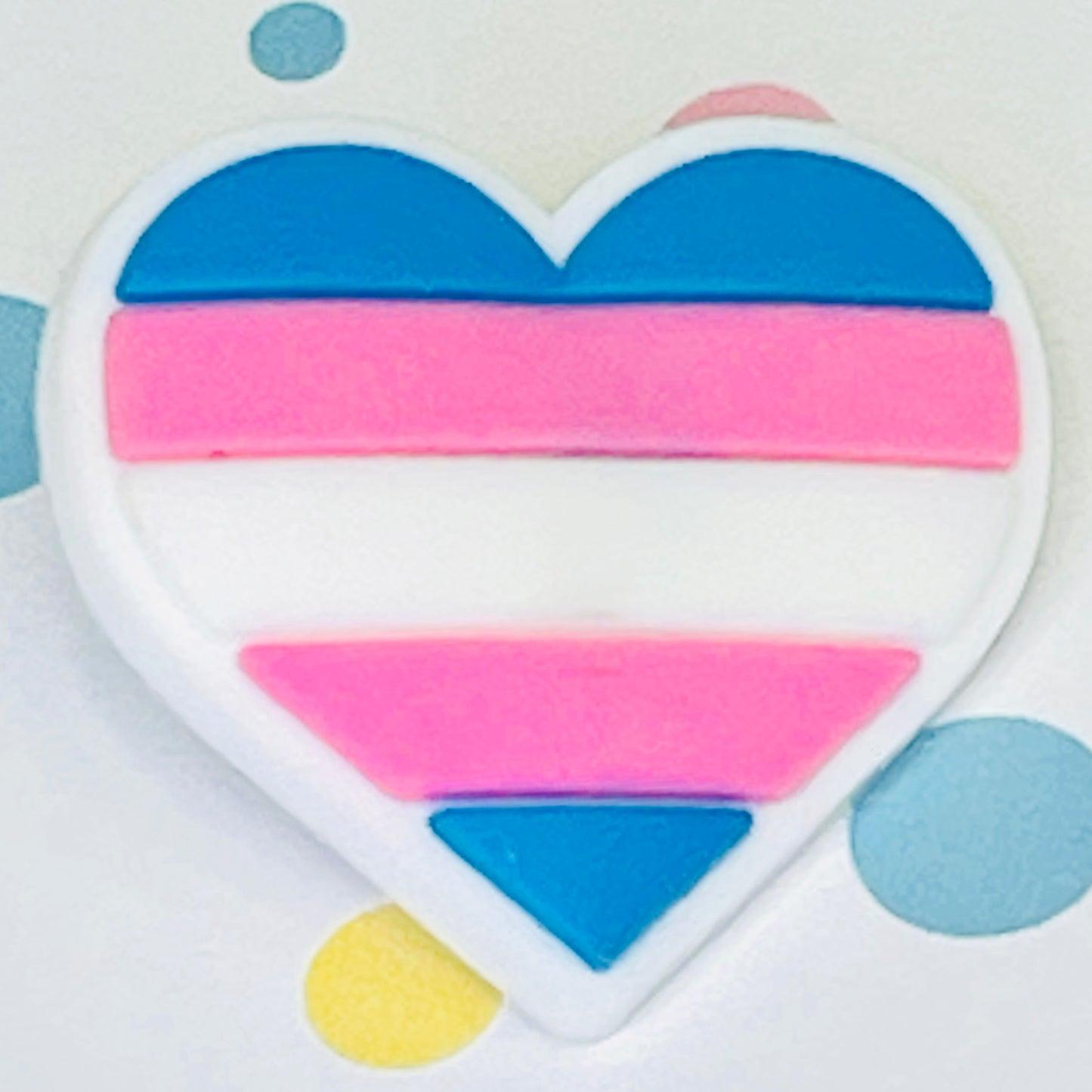 Transgender Heart Pride Flag Lapel Pin
