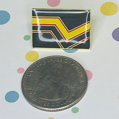 Rubber Pride Flag Lapel Pin