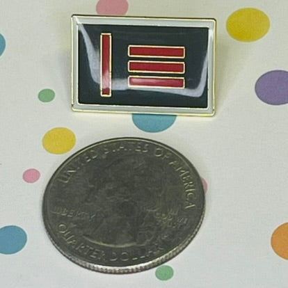 Master Slave Pride Flag Lapel Pin