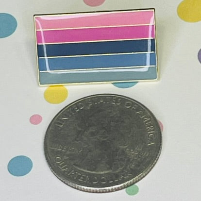 Omnisexual Pride Flag Lapel Pin