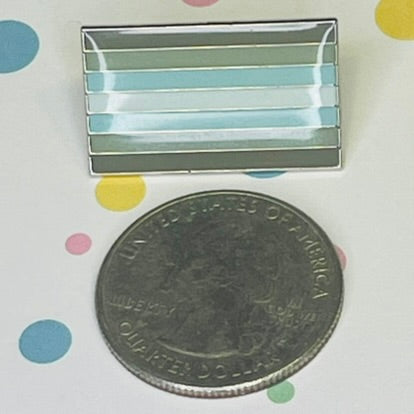 Demiboy Pride flag lapel pin