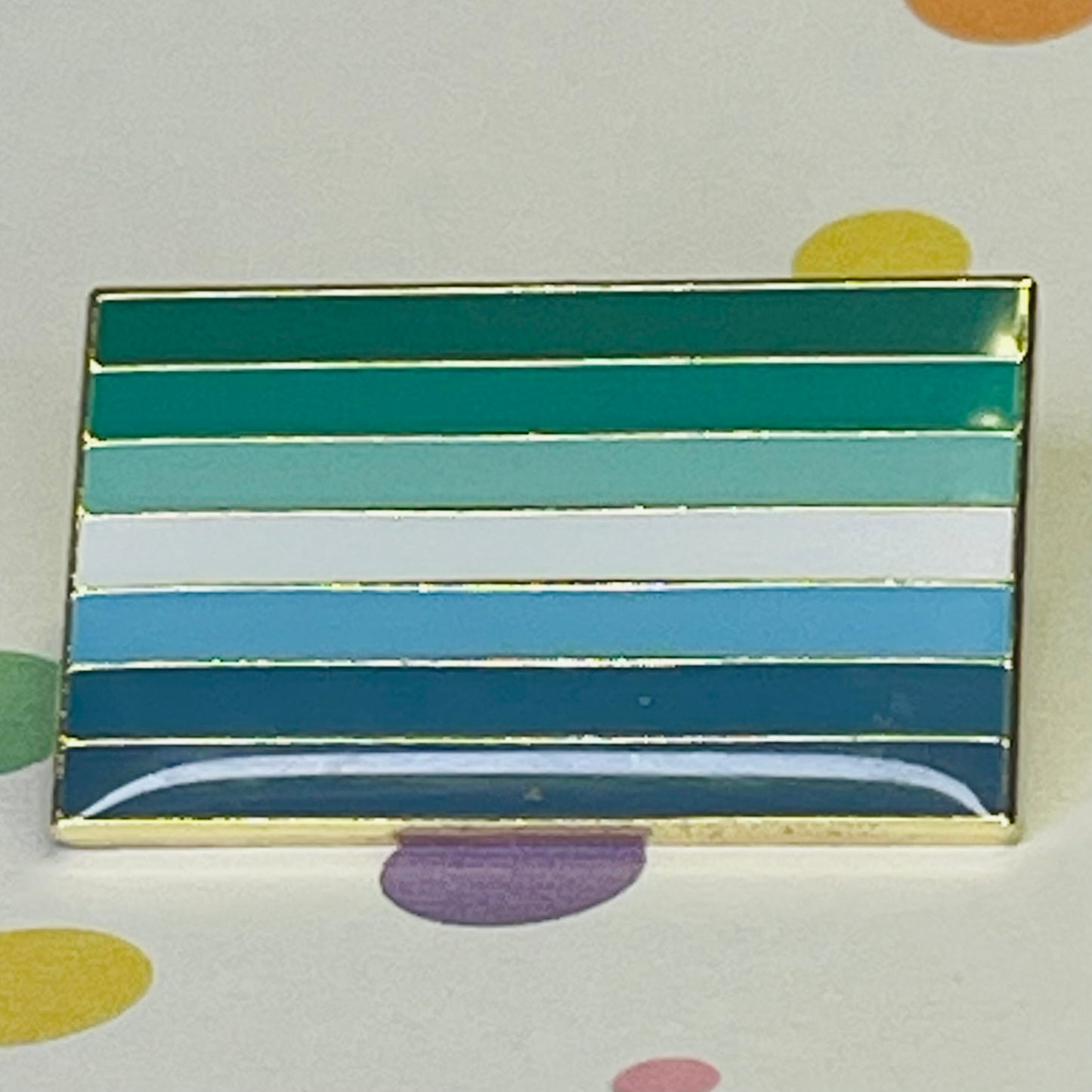 Gay Man Pride flag lapel pin