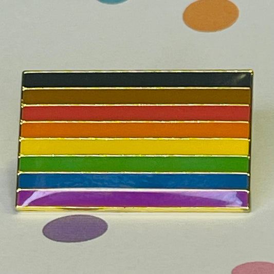 Philadelphia Rainbow Pride Flag Lapel Pin