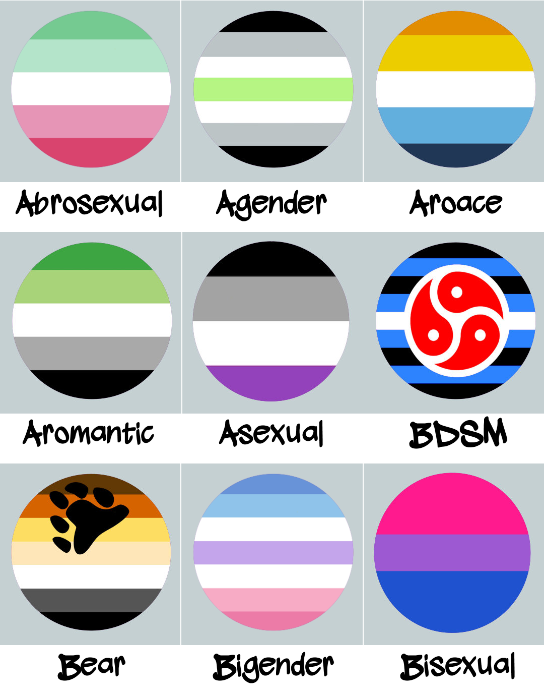Flag Pride Buttons - Choose your own! LGBT 2-1/4" pinback