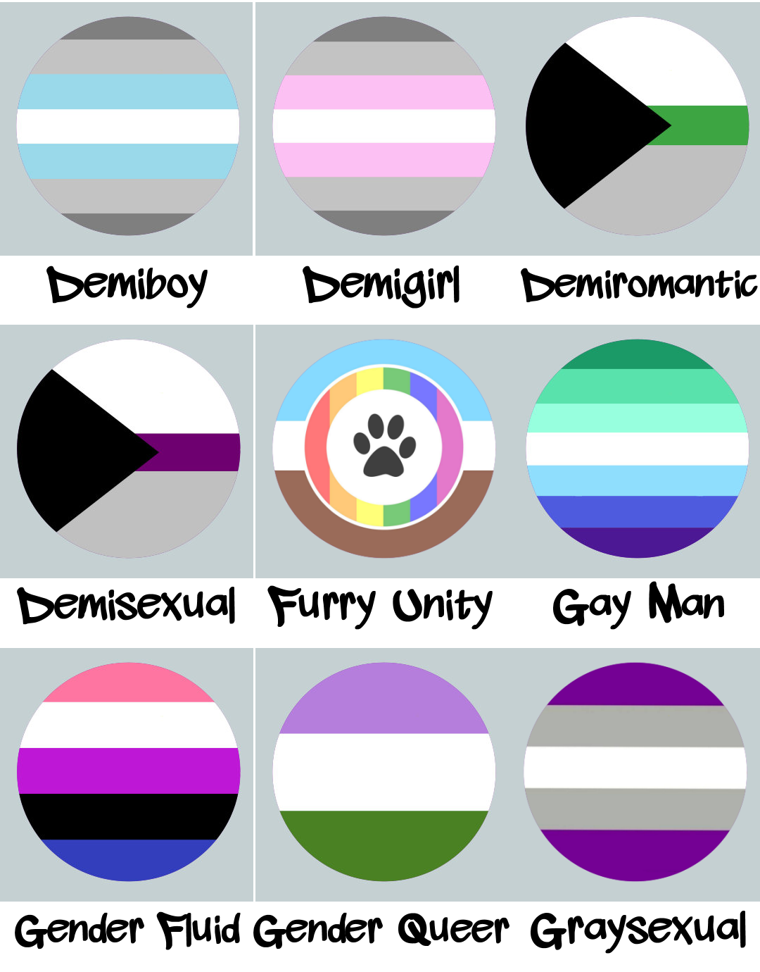 Flag Pride Buttons - Choose your own! LGBT 2-1/4" pinback