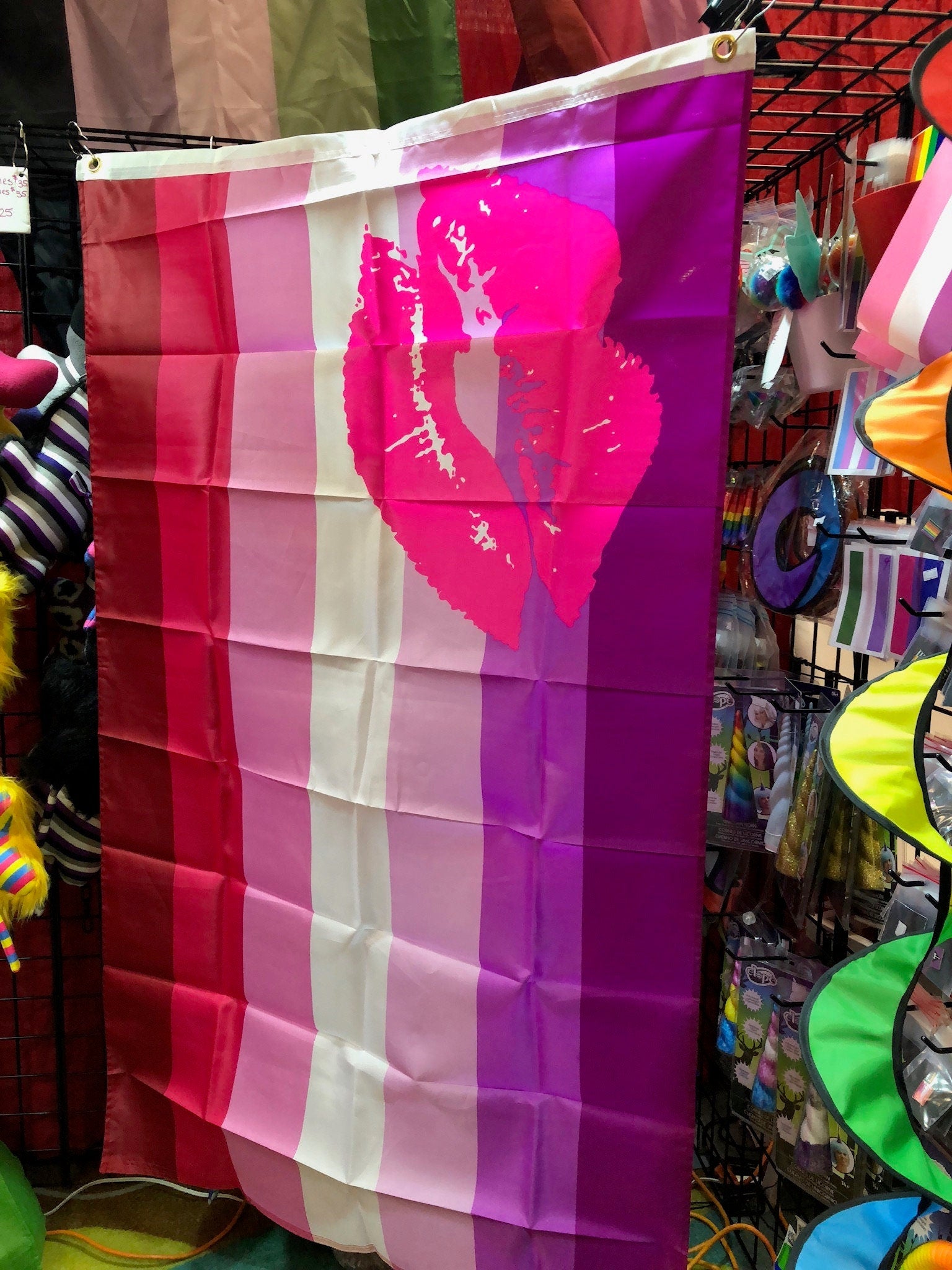 LGBTQA Lipstick Lesbian Pride Flag