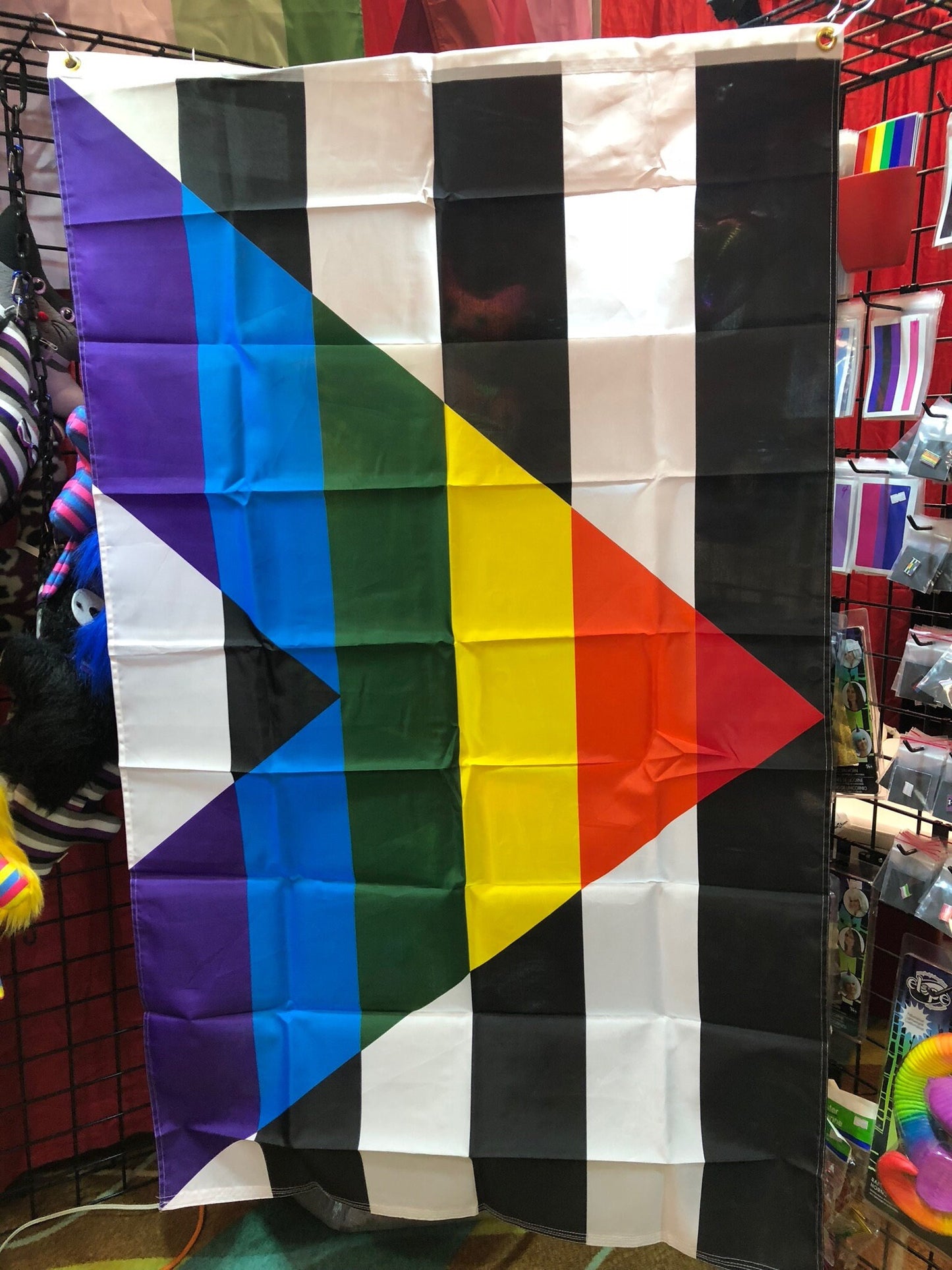 LGBTQA Straight Ally Rainbow Flag