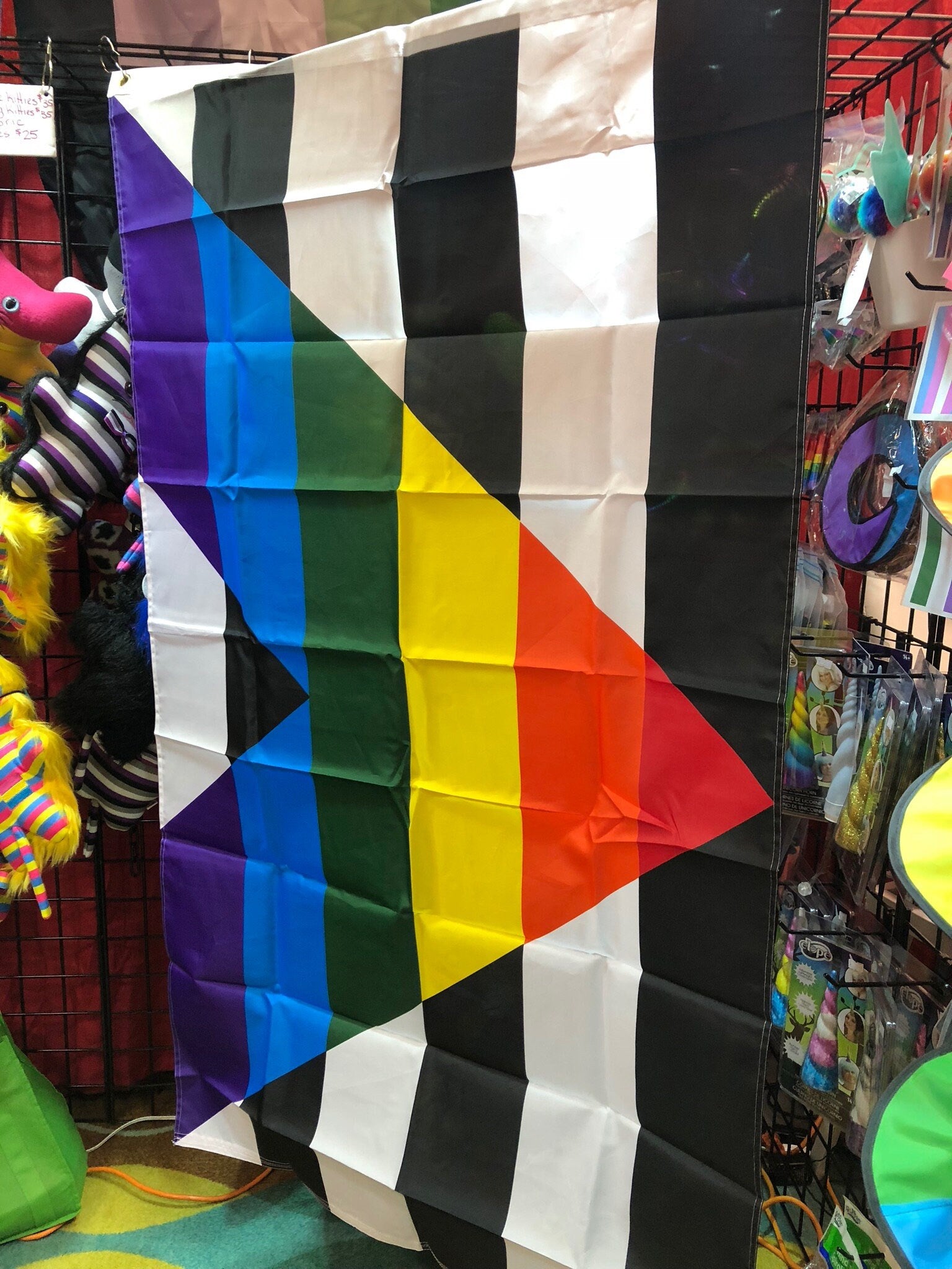 LGBTQA Straight Ally Rainbow Flag