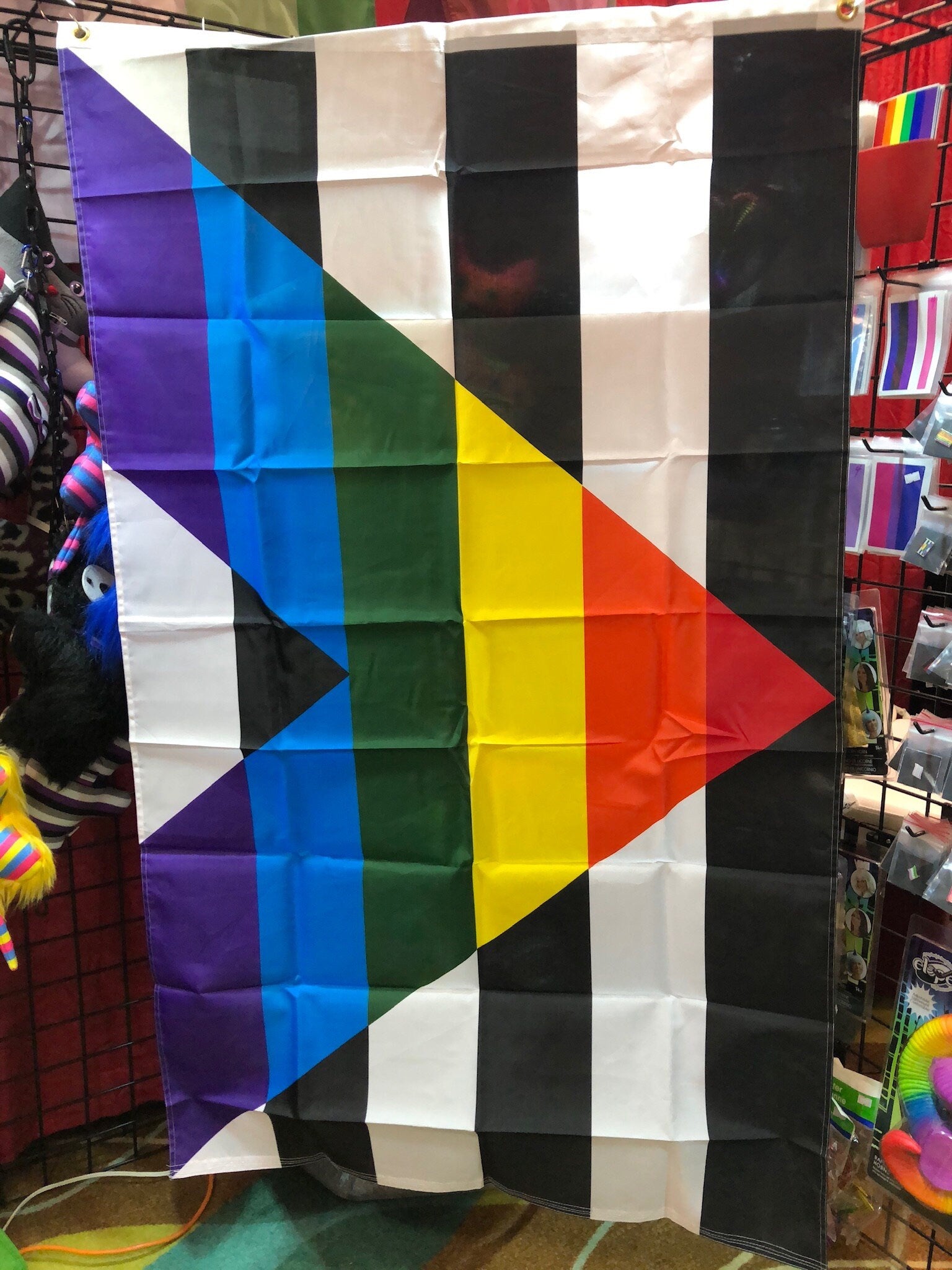 LGBTQA Straight Ally Rainbow Flag