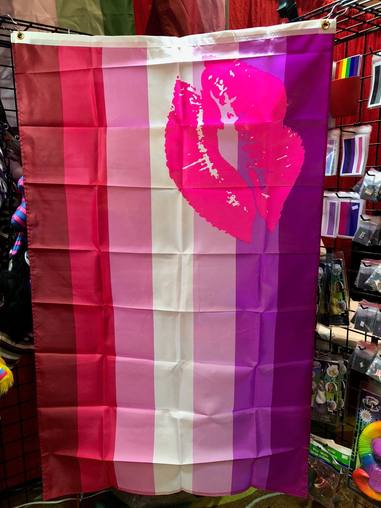 LGBTQA Lipstick Lesbian Pride Flag