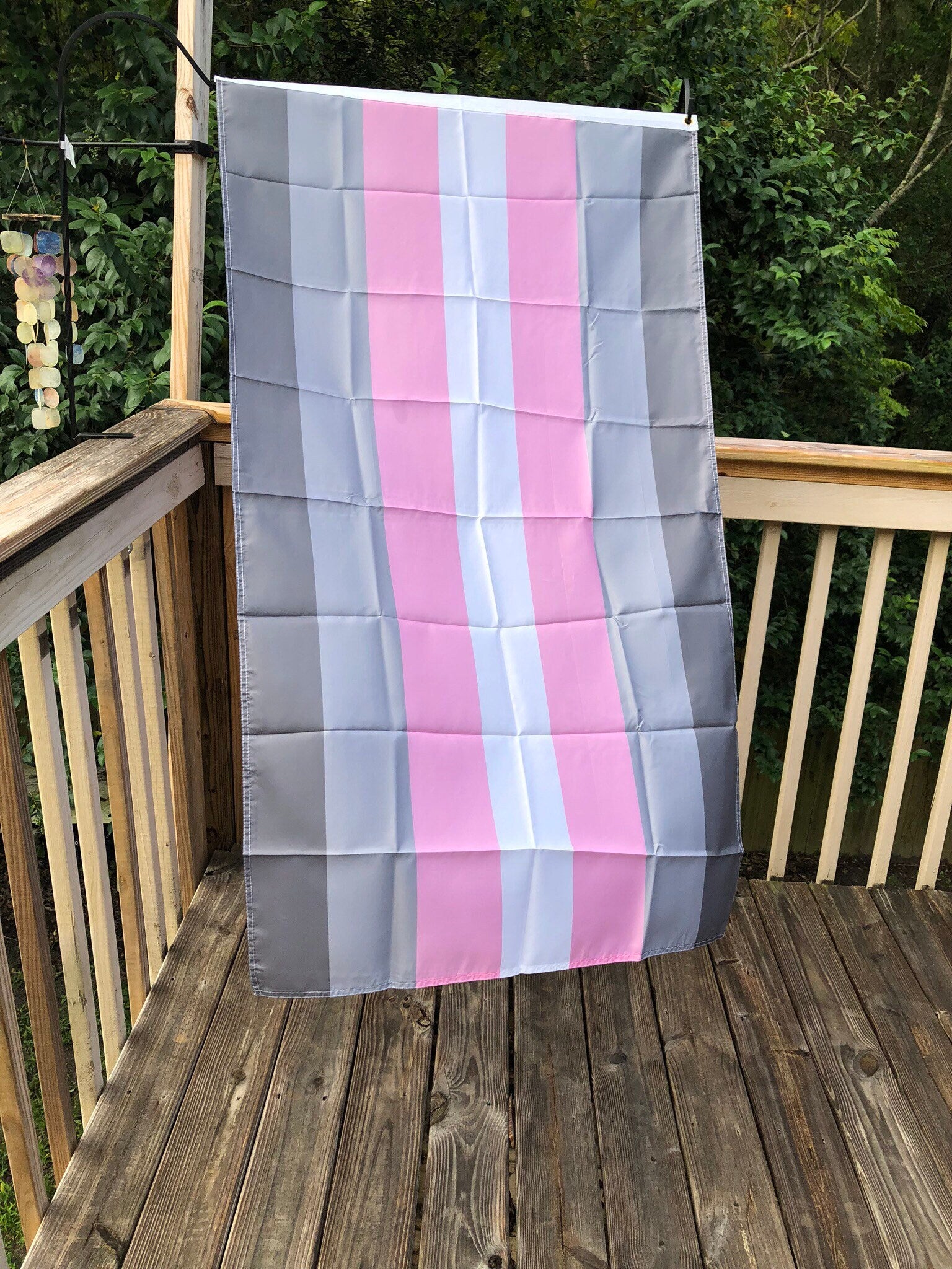 LGBTQA Demigirl Pride Flag