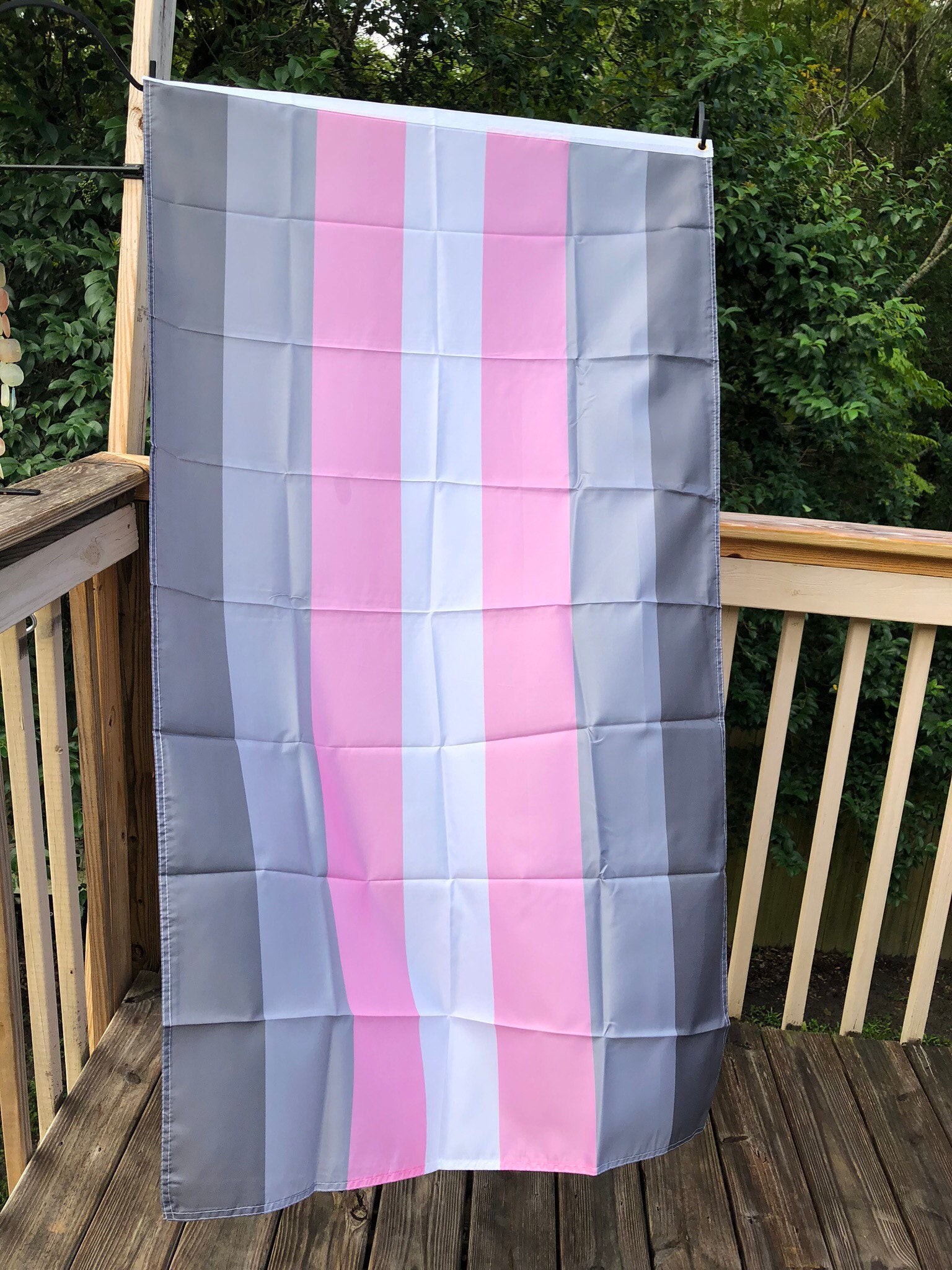 LGBTQA Demigirl Pride Flag