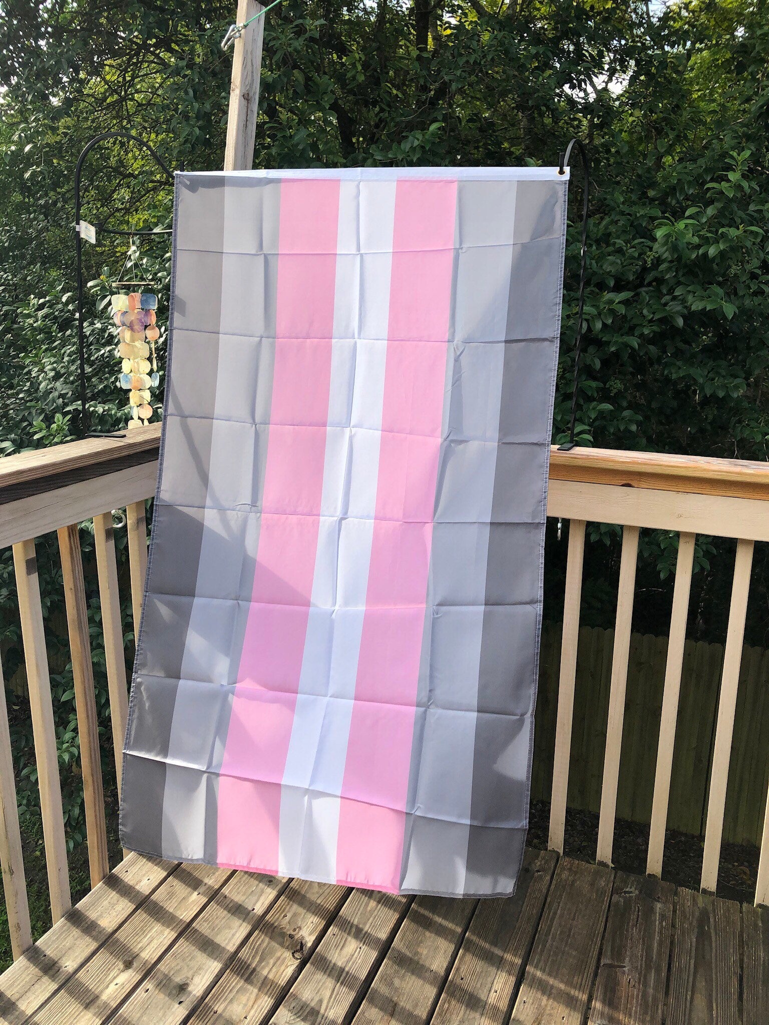 LGBTQA Demigirl Pride Flag