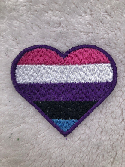 LGBTQA Pride Genderfluid Patch