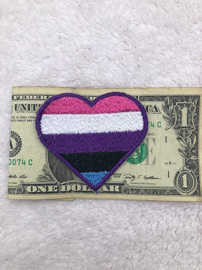 LGBTQA Pride Genderfluid Patch