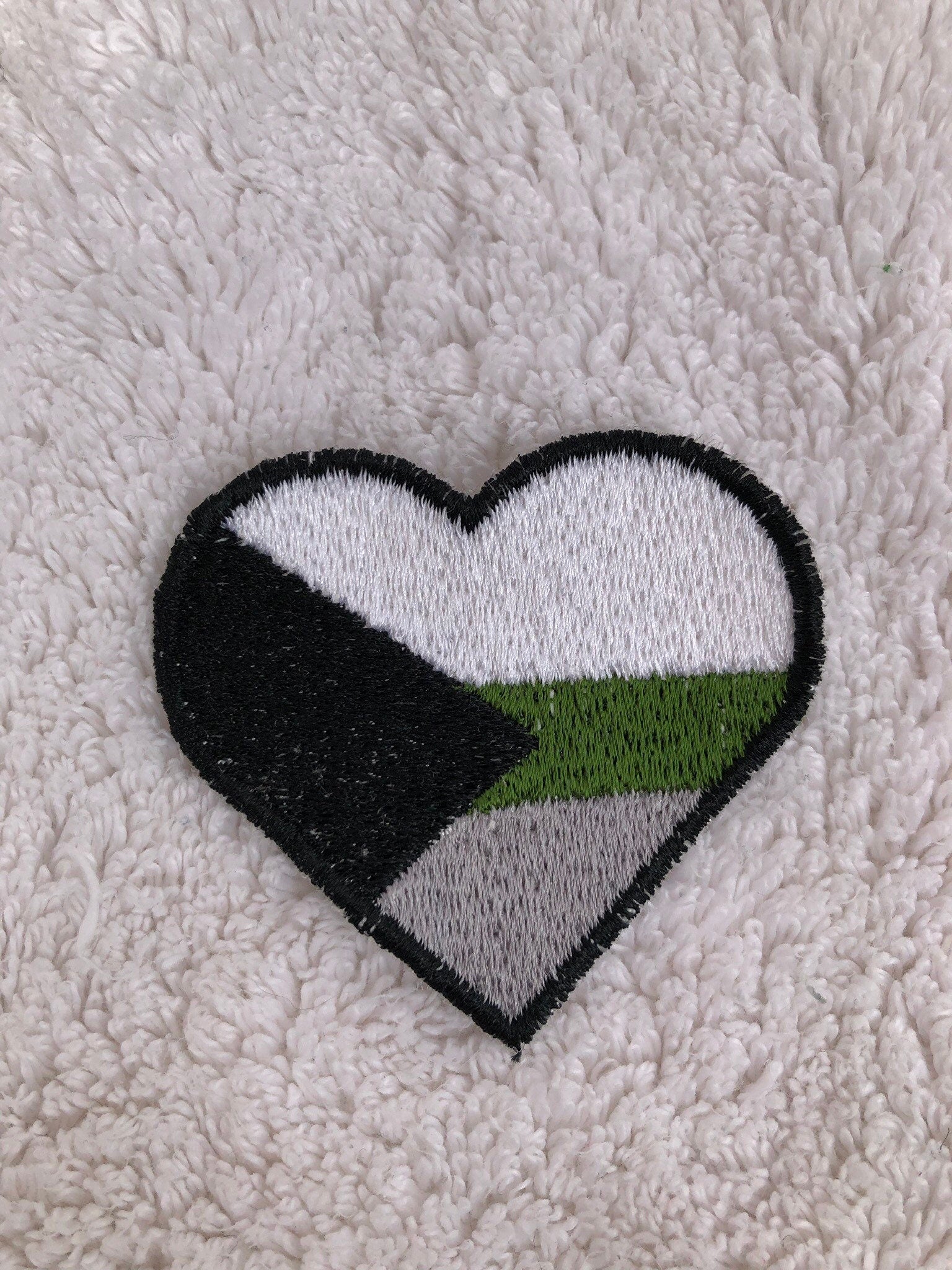 LGBTQA Pride Demiromantic Patch