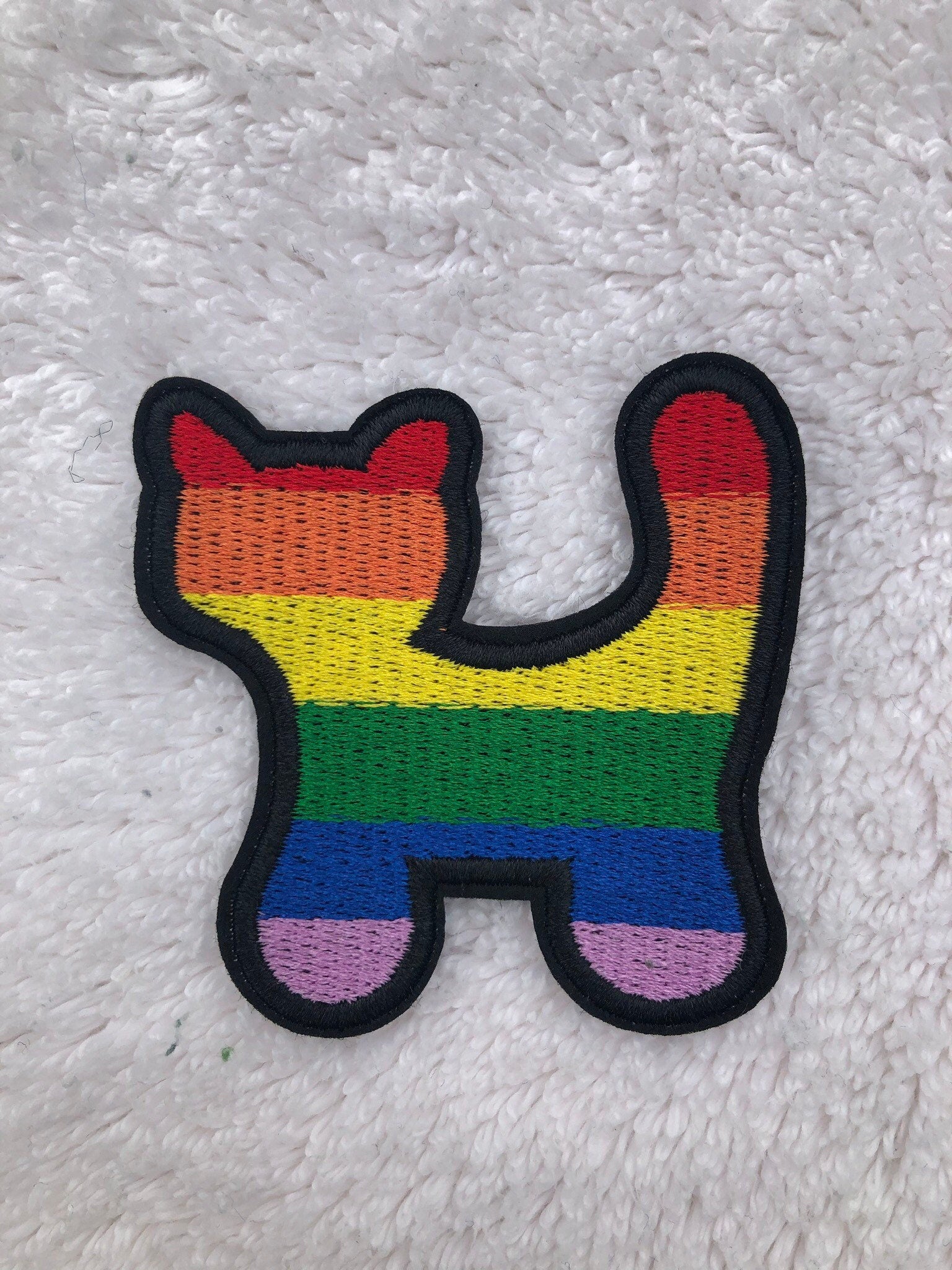 LGBTQA Pride Kitty Rainbow Patch