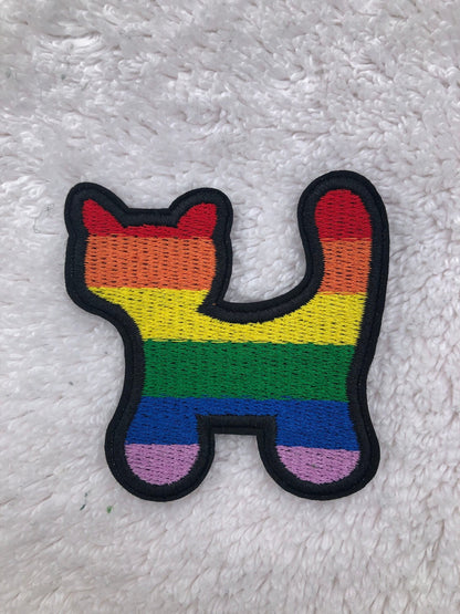 LGBTQA Pride Kitty Rainbow Patch