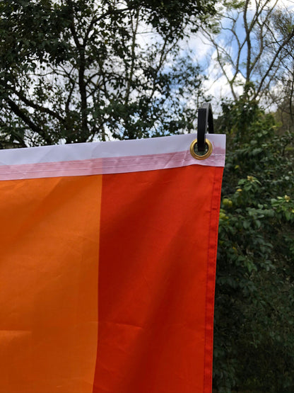 LGBTQA Orange Community 7 stripe Lesbian Pride Flag