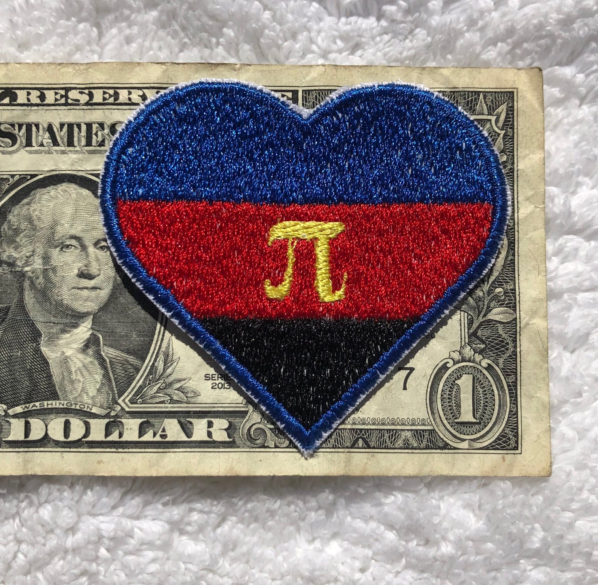 LGBTQA Pride Polyamory Pi Patch