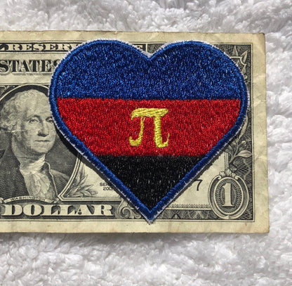 LGBTQA Pride Polyamory Pi Patch