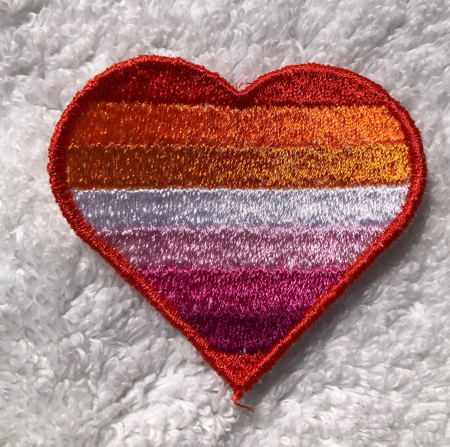 LGBTQA Pride Orange Lesbian Patch