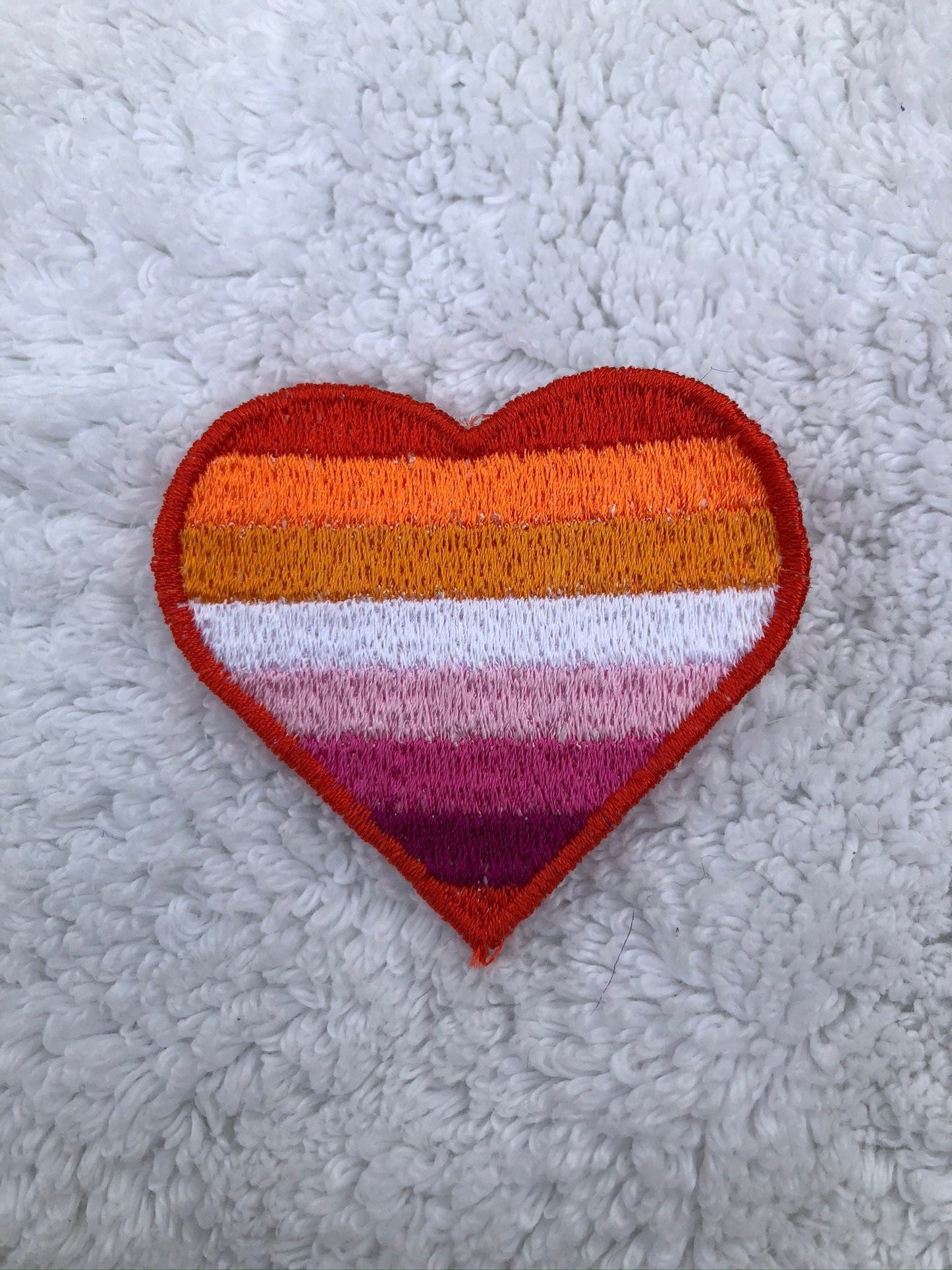 LGBTQA Pride Orange Lesbian Patch