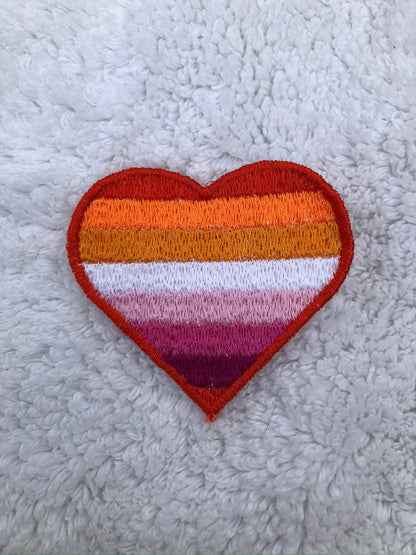 LGBTQA Pride Orange Lesbian Patch