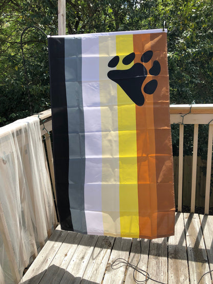 LGBTQA Bear Brotherhood Pride Flag